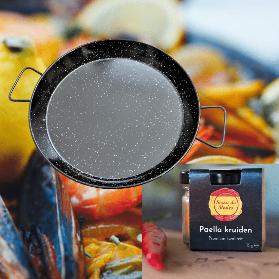 paella kruiden en paella pan diameter 36 cm