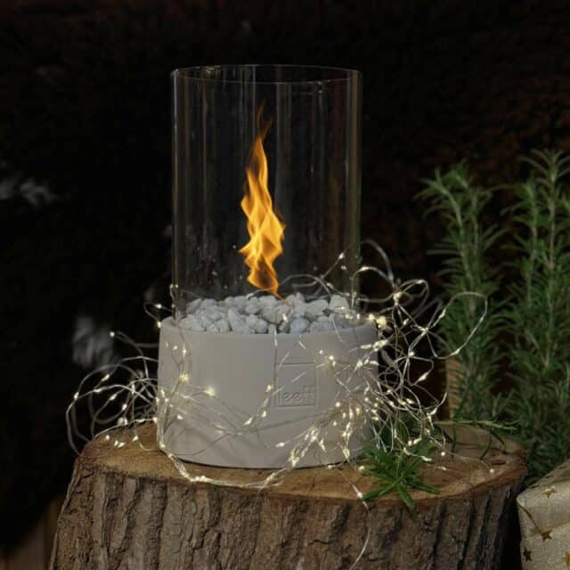 Leeff tafelhaard stonefire wit kerstcadeau