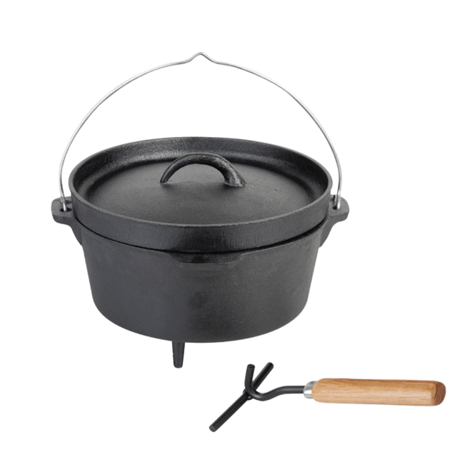 Piekarnik Dutch Oven 3.7L Campfire Pot 10" - Esschert Design