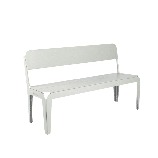 Bended Bench Backrest Agate Gray