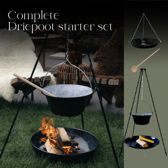 Complete driepoot starter set van het VUUR LAB.