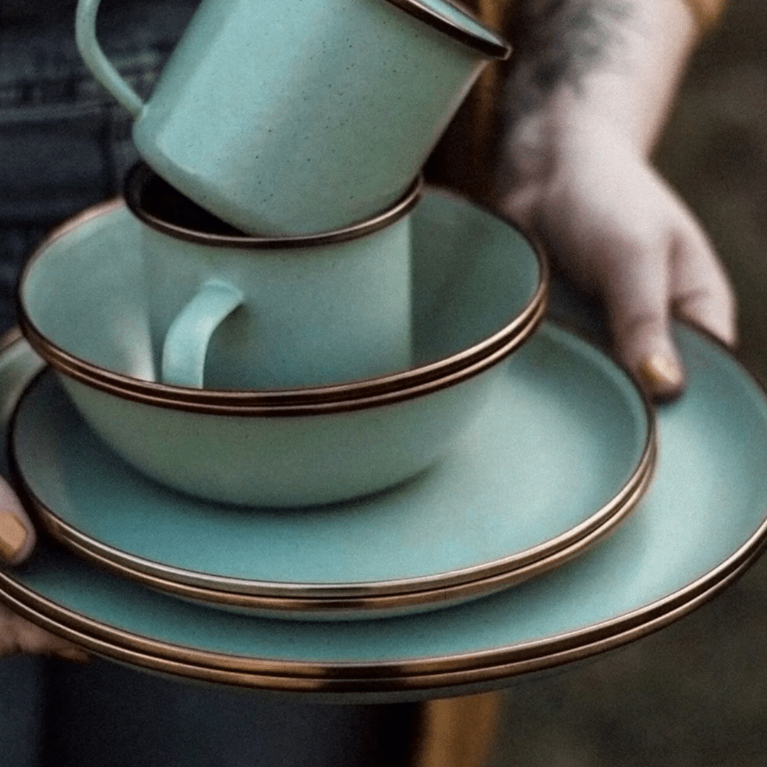 Servies van Barebones Mint