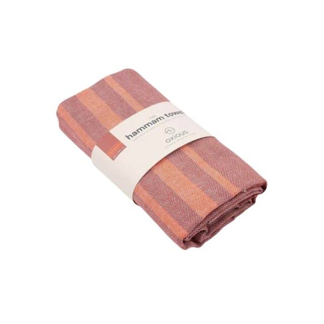 Hamam handduk Vibe Terra Brick / Funky Orange