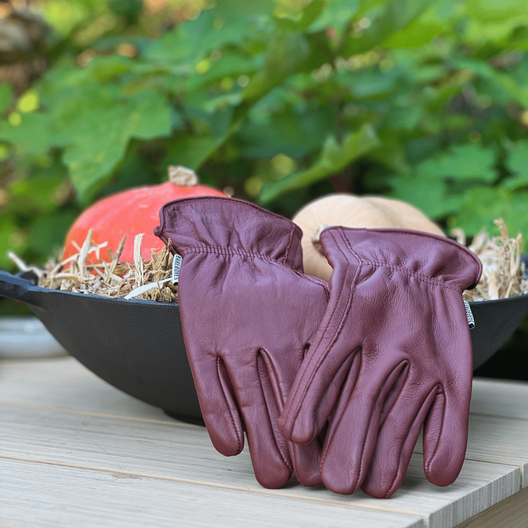 Classic Work Gloves Cognac barebones pumpkin