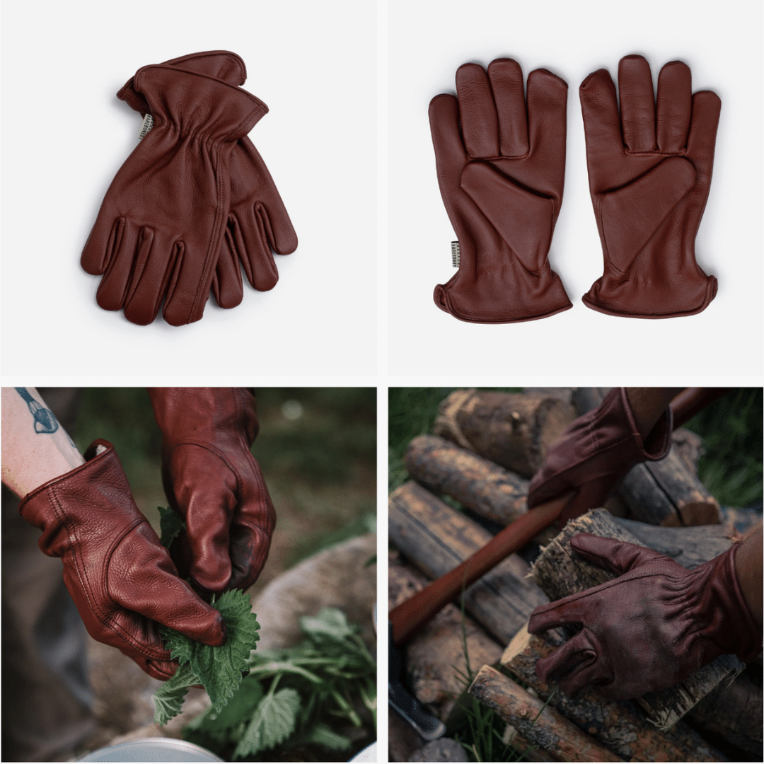 Classic glove cognac sm barebones overzicht